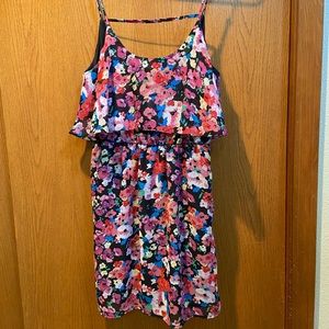 bright floral women’s dress. Medium